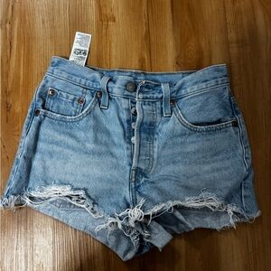 Levi’s 501 Denim Light Wash Shorts